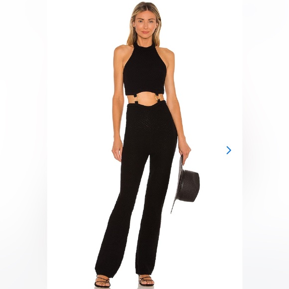 🎯NWT Lovers + Friends Giada Jumpsuit Black Size Medium